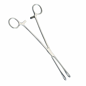 Pince chirurgicale manuelle en acier inoxydable de haute qualité pour éponges, à mâchoires à boucles dentelées - Product Image 3