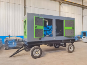 トレーラータイプ超サイレントディーゼル発電機100kw 120kvaオートスタートアラドALD-W80S - Product Image 5