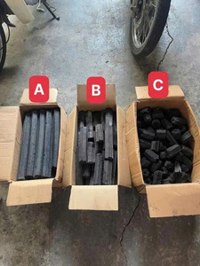 Briquettes de charbon de bois biodégradable à allumage facile, fabriquées à la machine à partir de sciure, à combustion longue durée et haute température, pour grils de restaurant, usine d'exportation - Product Image 2