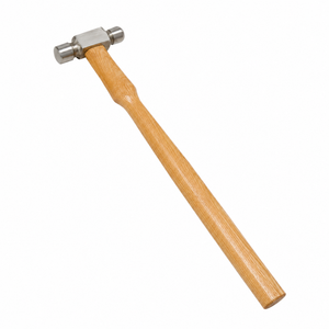 Marteau de gravure professionnel en acier inoxydable avec manche en bois, haute qualité pour le travail des métaux et les outils de bricolage - Product Image 1