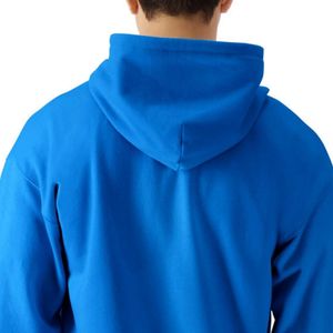 Midweight Fleece Adult Full <b>Zip</b> <b>Hooded</b> Sweatshirt Royal Blue Soft Warm Casual Hoodie Jacket Comfortable Custom Wholesale - Product Image 5
