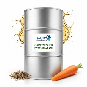 Сертифицированное GMP 100% чистое эфирное масло семян моркови Daucus Carota, дистиллированное паром, происхождение Индия, светло-желтое, янтарное, питательное - Product Image 4