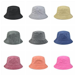 Sombrero de Pescador Unisex Negro Sólido, Ajustable, de Lona de Algodón, con Ala Ancha, Protección Solar para Exteriores, Estilo Casual, para Adultos, Primavera/Verano - Product Image 4