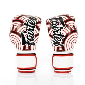 นวมชกมวย Fairtex แบบสั่งทำพิเศษ หนังแท้ สำหรับมวยไทย รุ่นใหม่ พิมพ์ลาย Fairtex สำหรับฝึกซ้อม รุ่น RL-BG-279 - Product Image 2