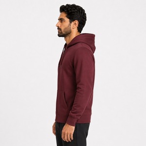 2026 High Quality Men Zipper Hoodie Relaxed Fit Casual <b>Jacket</b> For Streetwear <b>Gym</b> Travel And Everyday Performance - Product Image 4