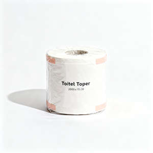 Papier toilette biodégradable en pâte de bois 4 plis, rouleau de papier toilette pour restaurant, fournisseur et fabricant de papier hygiénique de haute qualité - Product Image 1