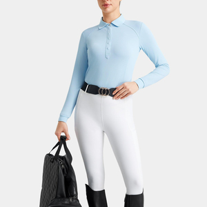 High Performance Equestrian Base Layer For Women Quick Drying Horse Riding Tops Long Sleeve Compression Horse Riding Gear - Product Image 4