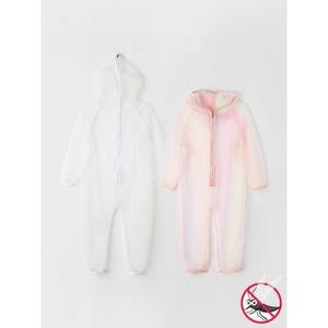 Conjunto de Verano Coreano OZKIZ para Niños, 2 Piezas, Mosquitera y Pantalones, 100% Poliéster, 2-7 Años, Venta al Por Mayor - Product Image 1