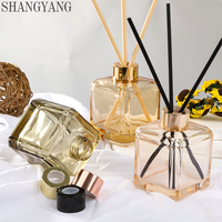 Bouteilles en verre écologiques 2026 en promotion, flacons diffuseurs vides avec bouchon en bois de 100 ml et 180 ml pour parfums