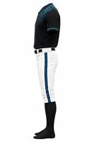 Ensemble uniforme professionnel de maillot et pantalon de baseball, vêtements de sport personnalisés pour équipe, short imprimé, sublimation intégrale, tenue athlétique 100%