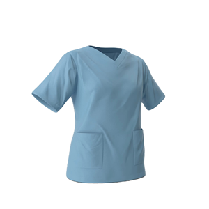 Conjunto de Uniformes Médicos con Cuello en V y Múltiples Bolsillos, Camisa de Tela de Lona y Pantalones Deportivos para Médicos y Enfermeras, Ropa de Cirugía para Hospital - Product Image 4