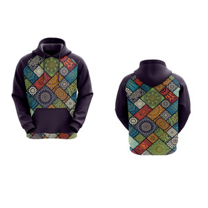 Ventes en gros de sweats à capuche en molleton d'hiver personnalisés sublimés, respirants, en coton mélangé, sublimation intégrale pour hommes et femmes - Product Image 3