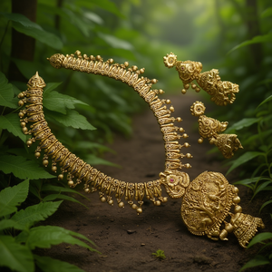 Fashion Jewelry Set Krishna Nagas Long Haram - Product Image 3