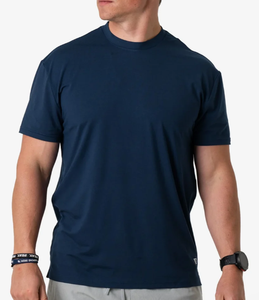 Custom Wholesale Blank Plain <b>Polyester</b> <b>Mens</b> <b>T</b> <b>Shirt</b> Plus Size Silk Screen Digital Print Front Short Sleeve Factory Direct OEM - Product Image 4