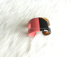 SANIYA HANDICRAFT Polished Buffalo Horn Cuff <b>Bracelet</b> Various Colors and Animal Style Shapes Natural Craft Product - Product Image 5