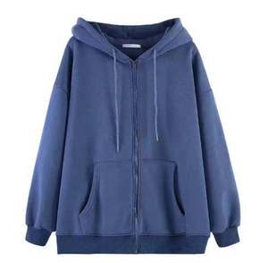 Sweat-shirt en coton pour femme, pull chaud décontracté, streetwear, sweat-shirt oversize pour femme avec impressions en relief personnalisées - Product Image 2