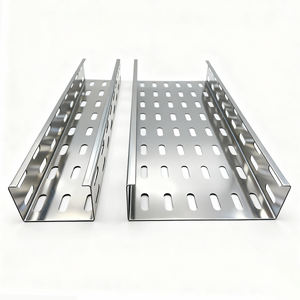 Bandeja de Cables de Acero Sólido Tipo Pasante para Construcción, Venta Caliente de Fábrica, Ancho 50mm-100mm, Capacidad para 60 Piezas - Product Image 4