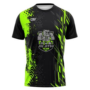 OEM Custom Logo Sublimated Print Stretch Muay Thai Short Set Custom 100%<b>Polyester</b> Fiber Training Wear Short Sleeve Martial Arts - Product Image 2