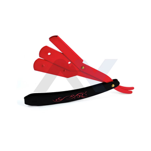 Navaja de Afeitar Profesional para Barbería, Tipo Straight Cut-Throat, Herramienta de Afeitado Premium para Salón con Cuchillas Reemplazables, Diseño Elegante para Hombres - Product Image 1