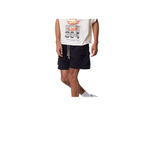 Men's <b>Black</b> Denim Casual <b>Shorts</b> Low Waist with Pockets Breathable Summer Wear ODM Supply - Product Image 5
