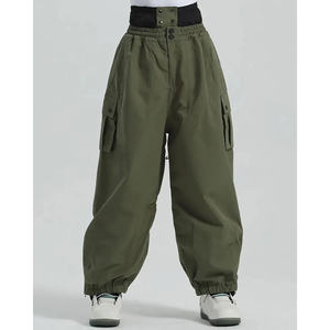 Pantalons de ski de haute qualité fabriqués sur mesure, imperméables 10 000 mm, isolation Thinsulate imprimée, chauds, écologiques, respirants - Product Image 3