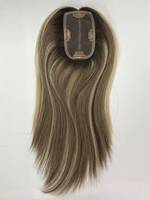 Topper respirant en cheveux humains naturels, système de remplacement pour femmes, couverture indétectable pour cheveux clairsemés, mono-topper