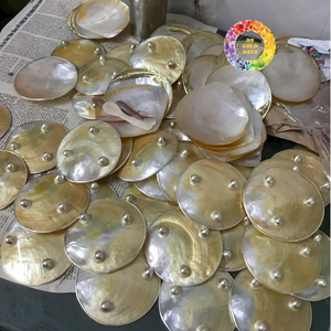 จานมุกหรูหรา ราคาประหยัด ขนาด 30 มล. ชุบเงิน เป็นมิตรกับสิ่งแวดล้อม ขายส่งจำนวนมาก พื้นผิวขัดเงา วัสดุทนทาน - Product Image 6