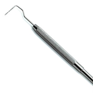 Sonda Dental Manual Profesional de Acero Inoxidable de Alta Calidad, Instrumento de Diagnóstico de un Solo Extremo, Clase I, con Empuñadura Ergonómica - Product Image 3