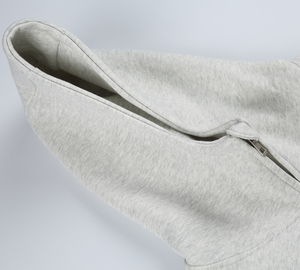 Sweat-shirt à capuche zippé pour homme, couleur unie, en molleton de coton, décontracté, avec poche, coupe classique, pour l'automne - Product Image 4