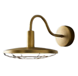 Lampe murale en métal contemporaine Double Tone Red the METAL WAVE, facile à installer et à entretenir, idéale pour l'éclairage de chevet - Product Image 5