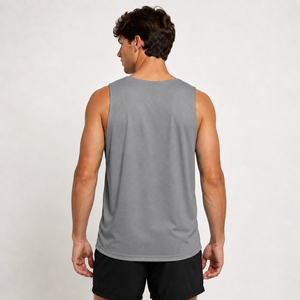 Nouveau Gilet sans manches unisexe personnalisé avec logo, en maille respirante, col en V, coupe classique, vêtements de sport pour adultes, toutes saisons - Product Image 2