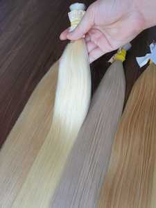 Meilleur prix en gros, couleur naturelle, 100% cheveux vierges non-remy, texture droite, extensions de cheveux humains de luxe de qualité supérieure, Vietnam, haute qualité, 100g - Product Image 2