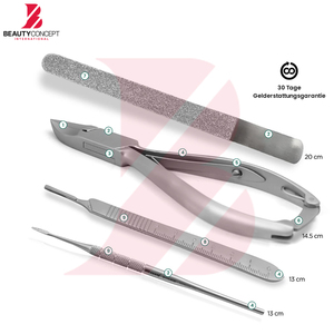 Herramientas Quirúrgicas Reutilizables de Acero Inoxidable 2026 para el Cuidado de los Pies, de Proveedor Confiable, Duraderas, Ligeras, Antideslizantes y Aptas para Autoclave - Product Image 3