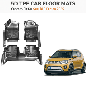 Juego Completo de Tapetes para Auto Suzuki S.Presso 2025, Tapetes para Auto con Volante a la Izquierda, Tapetes para Todo Clima, Revestimiento de Tapetes de Plástico TPE - Product Image 1