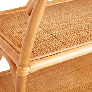 Creative Design Rattan Shelving Circular Room <b>Storage</b> Organizer Durable Hand Crafted <b>Wicker</b> Plant Stand Home Decorative <b>Unit</b> - Product Image 4