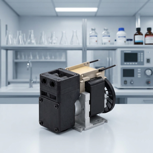 UNi-CROWN Oil-less CEMS Corrosion Resistant Sampling <b>Pump</b> -5.5SPC 540mmHg 5.5 LPM AC Diaphragm <b>Pump</b> 1 Year Warranty Fully - Product Image 2