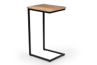Table pour ordinateur portable en fer/bois, meubles de bureau en bois de manguier naturel