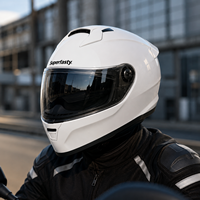 Casques de moto intégraux Superfasty A02 de haute qualité certifiés DOT, en ABS, à libération rapide, design graphique, toutes saisons, garantie 1 an