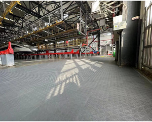 <b>Plastic</b> floor <b>tiles</b> for car detailing workshops, garages, and showrooms - Product Image 1