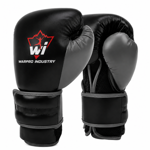 Guantes de Boxeo Profesionales de Cuero PU con Logotipo Personalizado, Guantes de Entrenamiento y Sparring para Hombres y Mujeres, Equipo de Gimnasio y Combate - Product Image 5