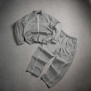 Ensemble de survêtement en tricot pour hommes, vente en gros, personnalisé, deux pièces, pour marques de streetwear américaines, faible MOQ, fournisseur direct pour la vente au détail - Product Image 4