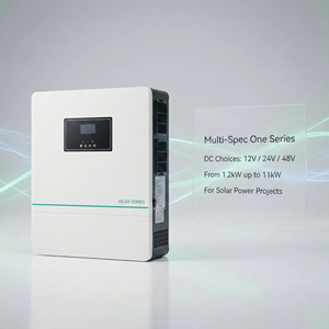 Inversor Solar Híbrido de 24V para Sistemas Aislados, 3.6KW 11KW, Onda Sinusoidal Pura, Entrada de CA 240V, Entrada de CC 500V, 1 MPPT, Compatible con Baterías de Plomo-Ácido y Litio - Product Image 5