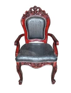 Nouvelle chaise artisanale en bois sculptée à la main, style royal (bois de Sheesham) - Product Image 3