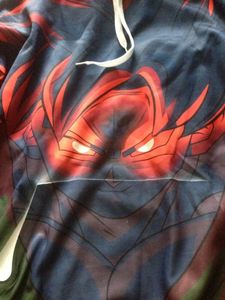 Sweat à capuche pour homme, imprimé numérique de personnage de dessin animé 3D, 100% polyester, séchage rapide, coupe ample, tendance, vente en gros - Product Image 5