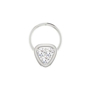 Piercing de nez en or 14 carats avec diamant naturel de 0,09 carat, certifié GIA, motif floral, style ethnique, couleur HI, clarté VS-SI, catégorie Grillz - Product Image 3