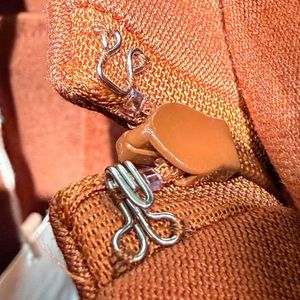 Fermeture à crochet et œillet invisible en laiton et acier, sans nickel, couleur argent, blanc cassé, accessoires de couture pour vêtements - Product Image 6