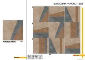 Blocs de stationnement extérieurs haute densité 50x50 cm, conçus pour les projets d'infrastructure moderne nécessitant des surfaces robustes et fiables - Product Image 2