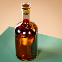 Botol Kaca Whiskey 1000ml dengan Tutup Sekrup |   Kemasan Minuman Keras Kustom dengan Logo |   Kotak Hadiah Mewah untuk Pernikahan & Bar