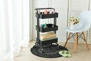 Panier de rangement empilable en métal grillagé grande capacité pour garde-manger et placard - Product Image 3