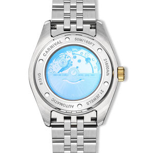 Nouvelle montre automatique pour homme, design de carnaval, bracelet en or de luxe, lumineuse, mouvement Seiko, étanche 5 bars - Product Image 4